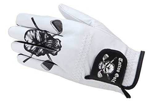Tattoo Golf Men's Golf Glove - White