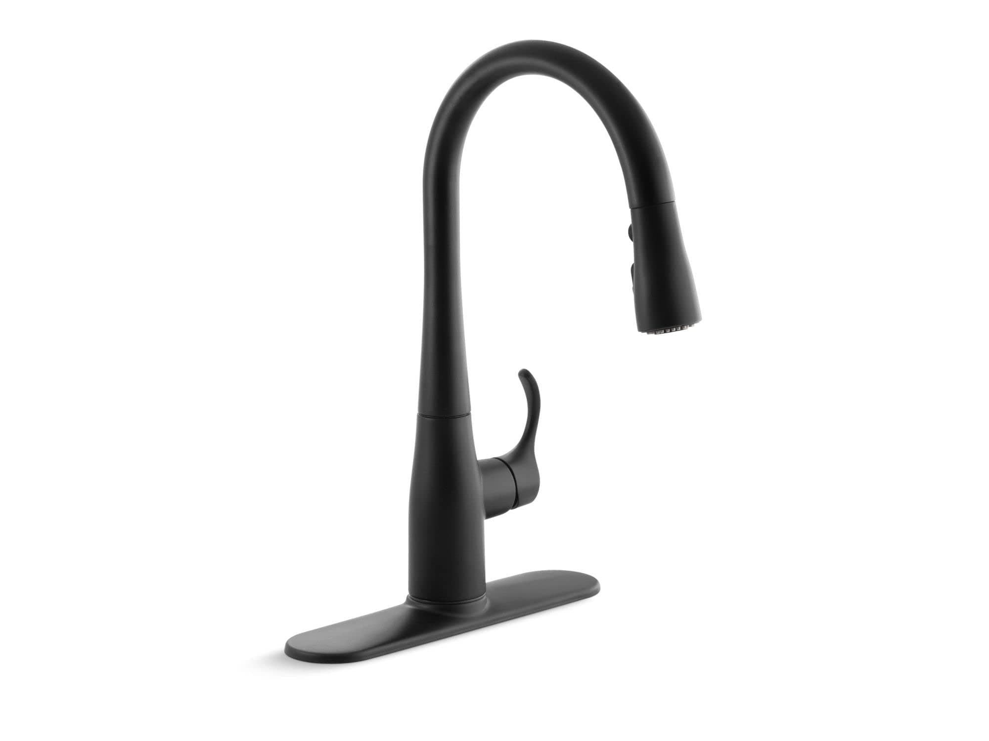KohlerK-597-BL Simplice Pull-Down Secondary Faucet, Matte Black