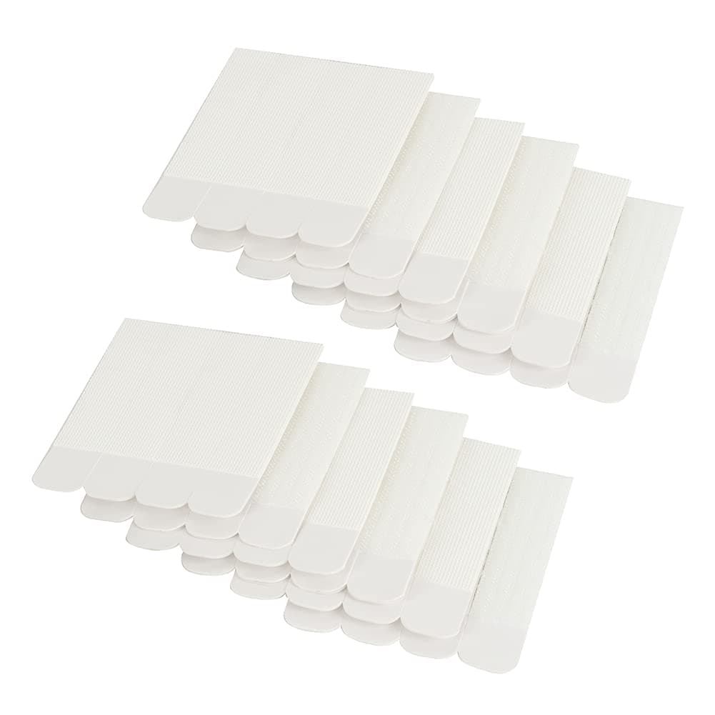 ZONE INDUSTRY CORP. Picture & Frame Hanging Strips – Removable and Damage-Free Hanging Strips – 24Pairs (Large), Hold up to 16 lbs/4 Pairs - Indoor Use, White