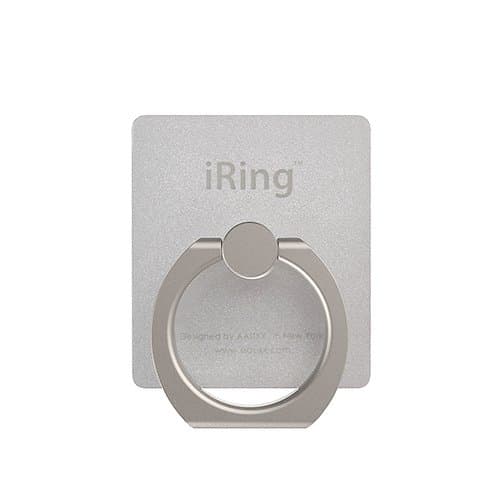 AAUXX - iRing Link Premium - Silver - Phone holder ring - Fall arrest support ring for mobile phone - Compatible with induction charging