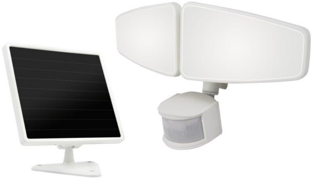 Sunforce 82204 200-led Twin Head Solar Motion Light, 1100 Lumen Output, 30feet (9.1meter) Detection Distance, 180 Degrees Detection Range, Fully Weather Resistant, Can Be Mounted Almost Anywhere