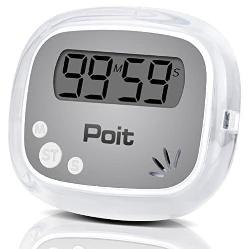 Poit Digital Cooking Food Kitchen Timer, Magnetic Back, Retractable Stand - CLEARANCE