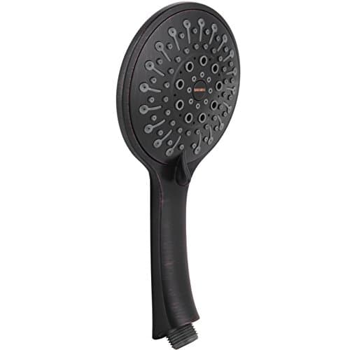 Sakaika 3 Setting 2.5 GPM Oil Rubbed Bronze Hand Held Shower Head Replacement with Massage & Aerated Spray from the Luxury Multifunction Handheld Showerhead Collection - Handshower Only Without Hose