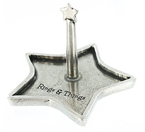Star Shaped Rings & Things Pewter Ring Holder