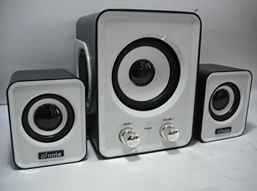 Phtronics Portable USB 2.1 Multimedia Mini Stereo Computer Speaker White