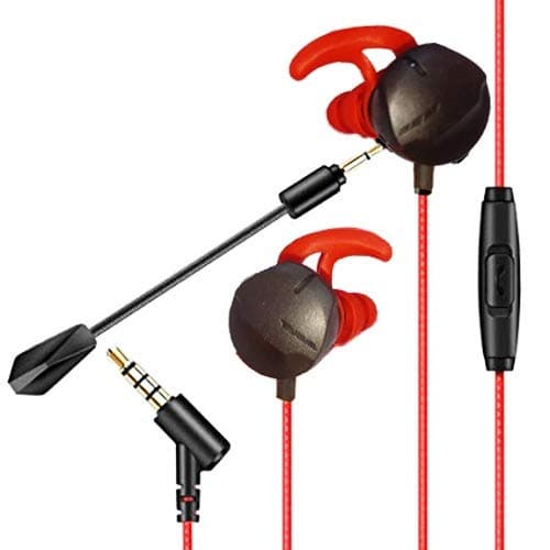 Tech Unboxing PUBG Gaming Headphone with Detachable Mic (Red)