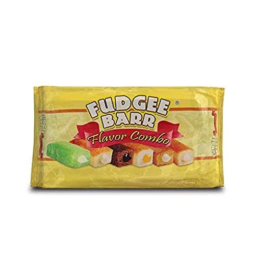 Fudgee Barr Indivually Wrapped Cream Filled Snack Cakes, Assorted, 41g, 10 Count , 2 Pack
