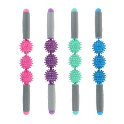 Muscle Roller Leg Massager - Stick for Athletes - Deep Tissue, Trigger Points, Cramps, Quads, Calf & Hamstring Tightness, Myofascial