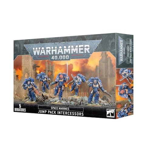 Warhammer Space Marines Jump Pack Intercessors Miniature Figure Kit