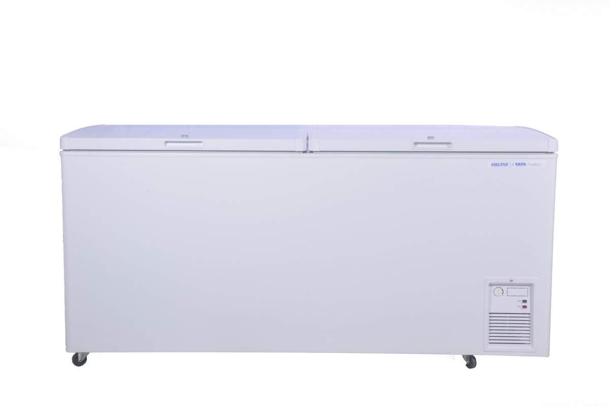 405 DD CF Double Door Deep Freezer, 405 Liters, White