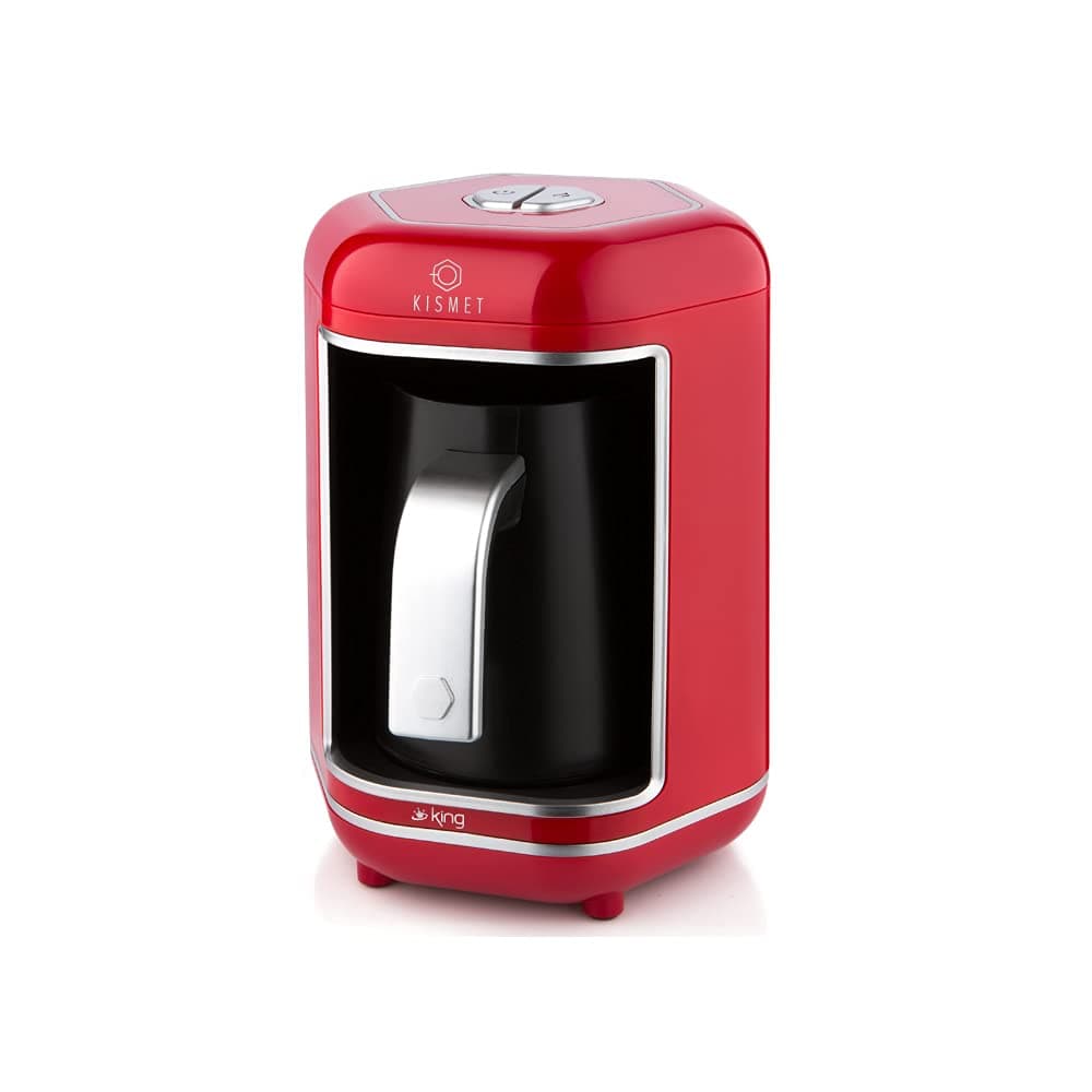 King Kismet Turkish Automatic Coffee Machine K 605, turkish coffee maker (Red)
