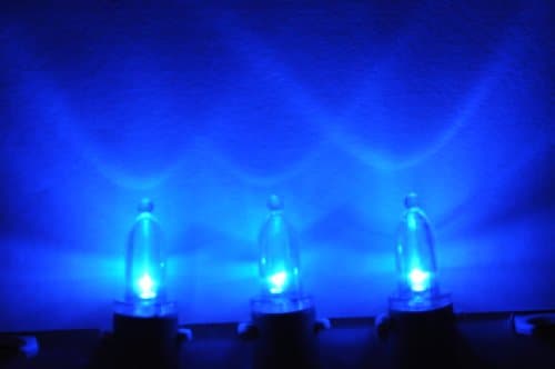 Blue, M6 Shorty, 50 Removable LED Bulbs, Full Wave Rectified