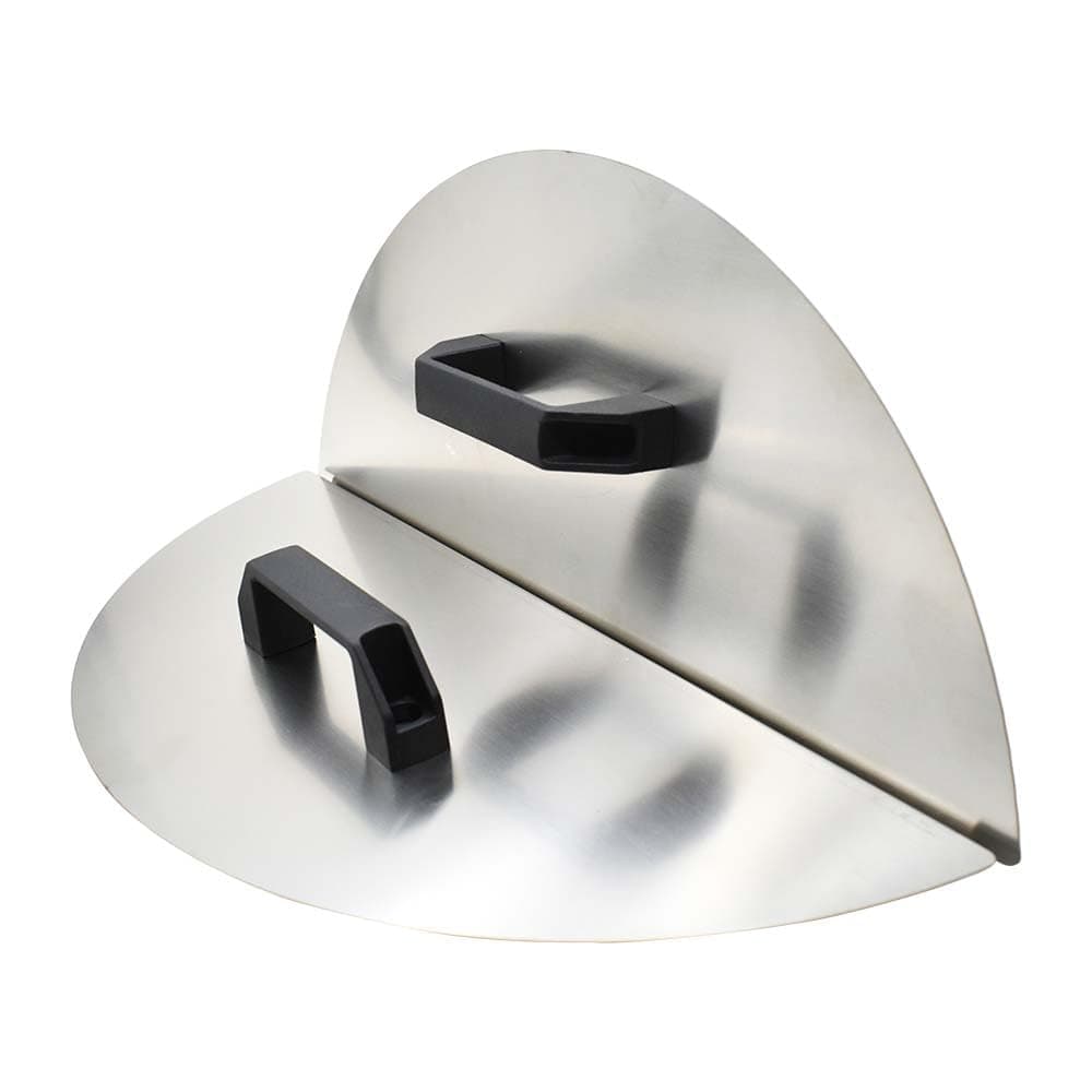 HELID-SS Beekeeping Honey Extractor Lid for Manual Extractor (Pair) - Stainless Steel