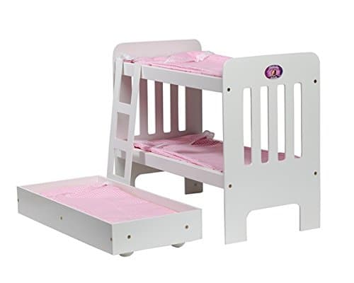 Trundle Doll Bunk Beds With Ladder (Assembly required)