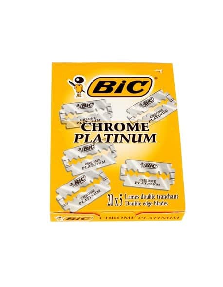 Chrome Platinum Blades - 20 Count (Pack of 5)