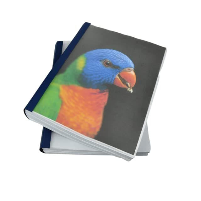 Coverbind Clear Linen Wrap-Around Thermal Binding Report Covers - 1/4 inch Spine, Letter Size, Navy, Portrait - Qty 80 (08CB14NAVY)