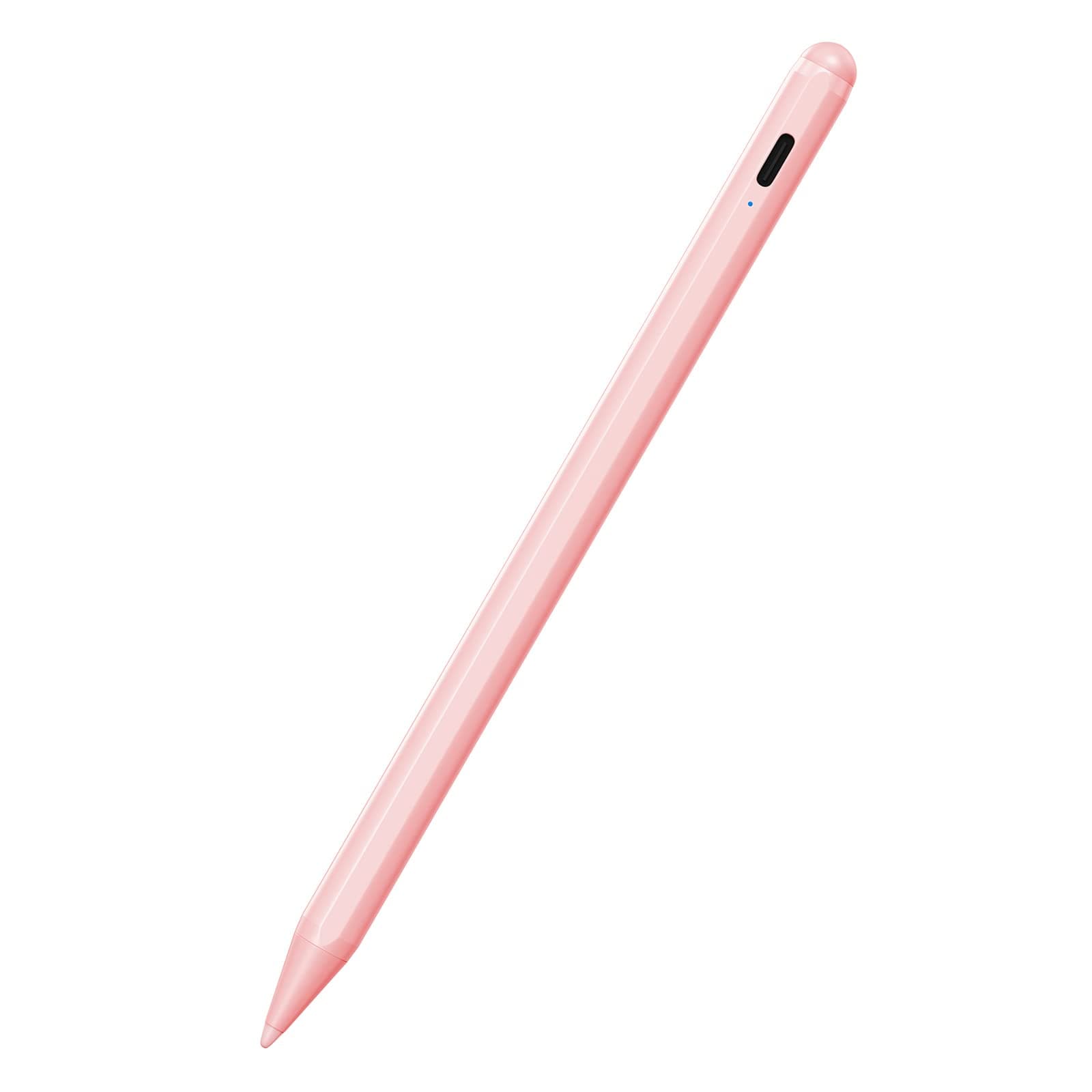 Stylus Pen for iPad 6th-11th Generation-2X Fast Charge Active Pencil Compatible with 2018-2026 Apple iPad Pro 11"/12.9"/M4, iPad Air 3/4/5/M2/M3/M4,iPad mini 5/6/7 Gen-Pink