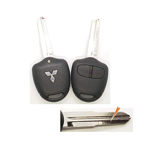 Mand Keys Remote Shell and Flip Key Shell for Mitsubishi Pajero Sports/Cedia Key with Left Key Grove