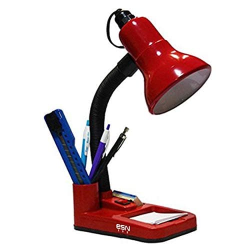 ESN 999 Stylish Red Study Table Lamp for Home/Office/Study