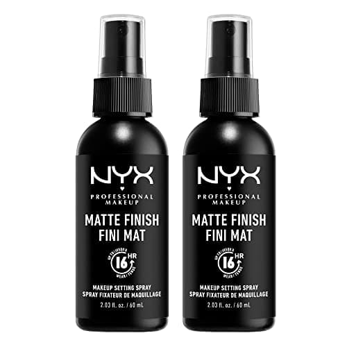 NYX PROFESSIONAL MAKEUP Makeup Setting Spray, Matte Finish, 2.03 Fl Oz (Pack of 2)