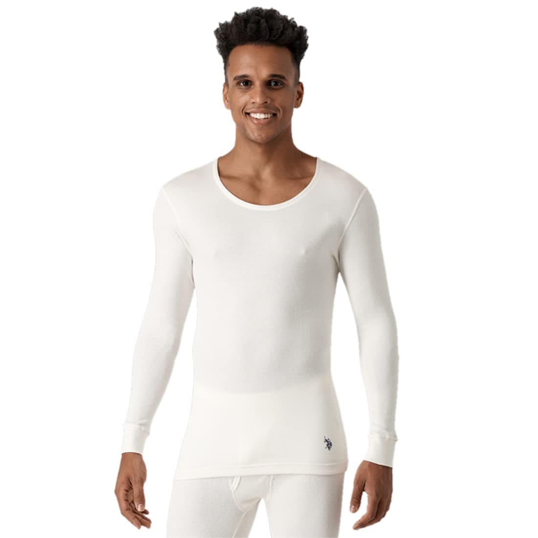 U.S. POLO ASSN.Men Snug Fit Solid I652 Thermal T-Shirt (Pack of 1)