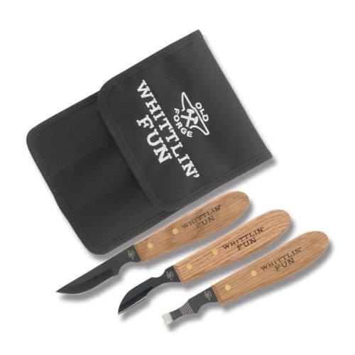 UJ Ramelson Co Old Forge Whittlin Fun 3pc Woodcarving Kit with Carry Case (1 Set)