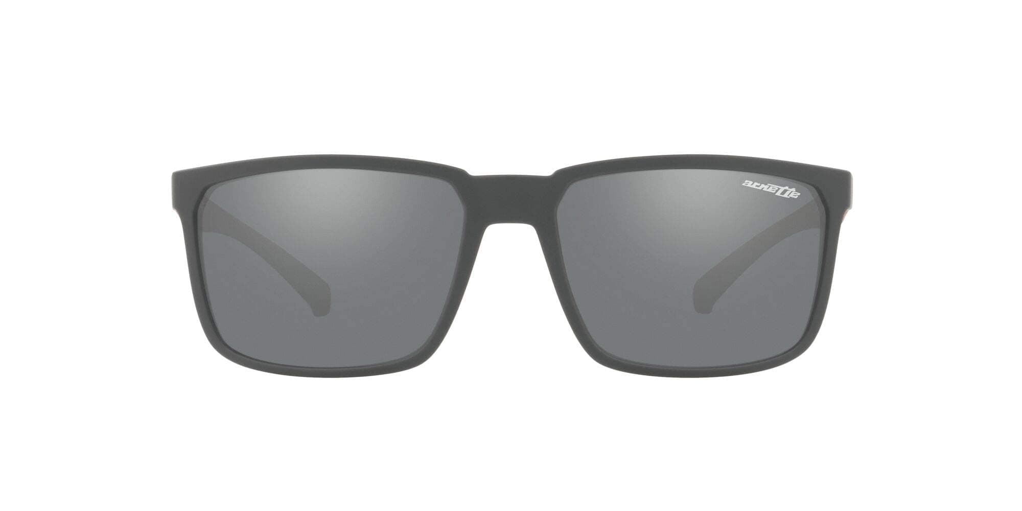 Man Sunglasses Matte Black Frame, Polarized Dark Grey Lenses, 58MM