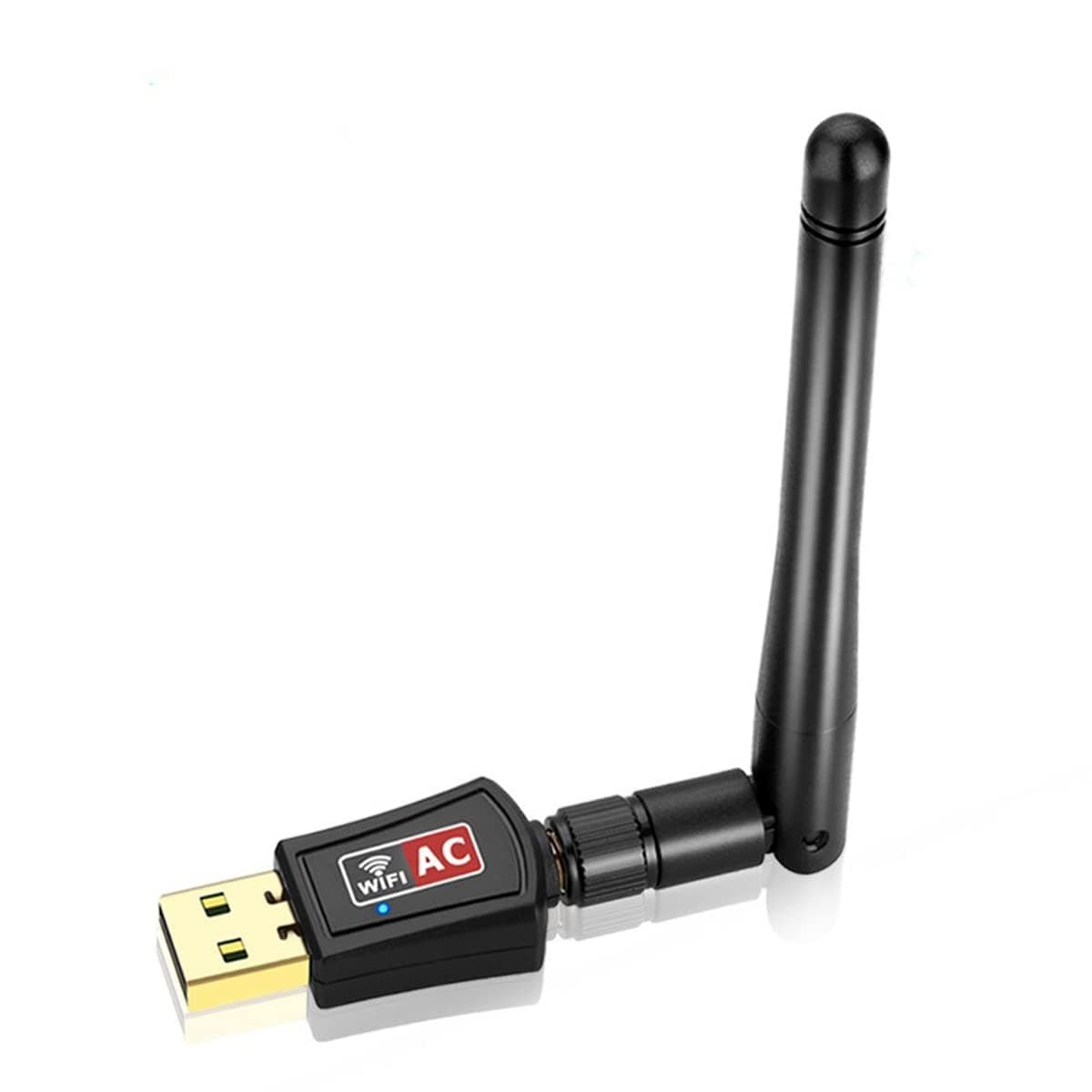 High Speed 600Mbps USB Wifi Adapter Dongle for PC - Dual Band 2.4/5GHz Computer Internet Adapter for PC/Desktop/Tablet/Laptop
