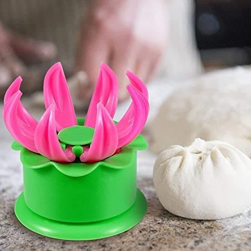 JANKI ENTERPRISE Momos Maker, Momo Maker Mould Shapes Plastic, Dumpling Maker, Dough Press Mould (Multicolor)