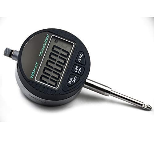 Digital Dial Indicator 0.001mm/0.00005'' Dial Test Gauge Range 0-25.4mm/1'' Digital Probe Indicator Dial Test Indicators Electronic Indicator Gauge