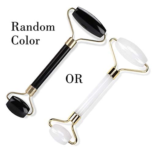 Jade Roller for Face Massage Tool Natural Himalayan Anti-aging Facial Jade Stone Set Therapy Neck Healing Face Remove Wrinkles