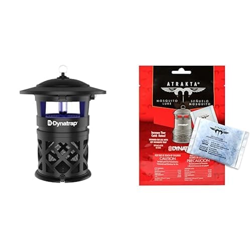 DT2030SR Mosquito & Flying Insect Outdoor Trap and Killer + DynaTrap 100611 Atrakta Lure Sachet, Lasts 60 Days, Mosquito Attractant