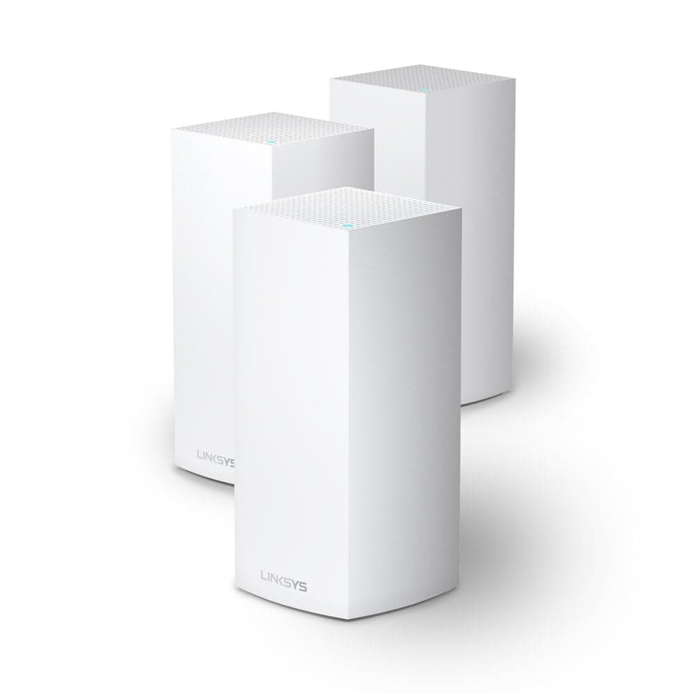 Velop MX12600 Tri-Band Mesh WiFi 6 System (AX4200) WiFi Router with up to 830 m² Wireless Coverage, 3.5 Times Faster for More Than 120 Devices - Pack of 3, White