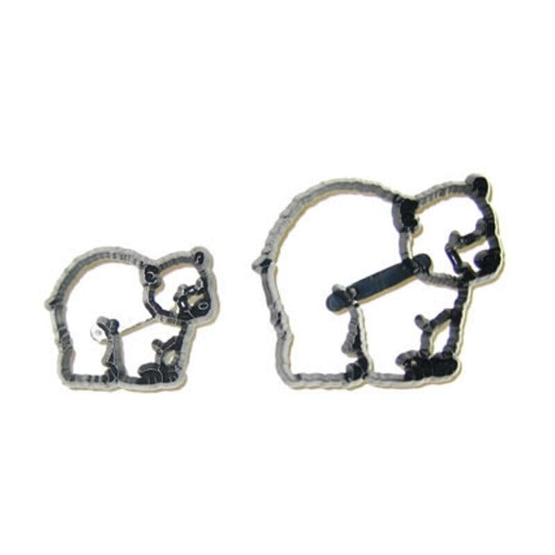 Patchwork Cutters - Christmas Polar Bears - Sugarcraft Cutter