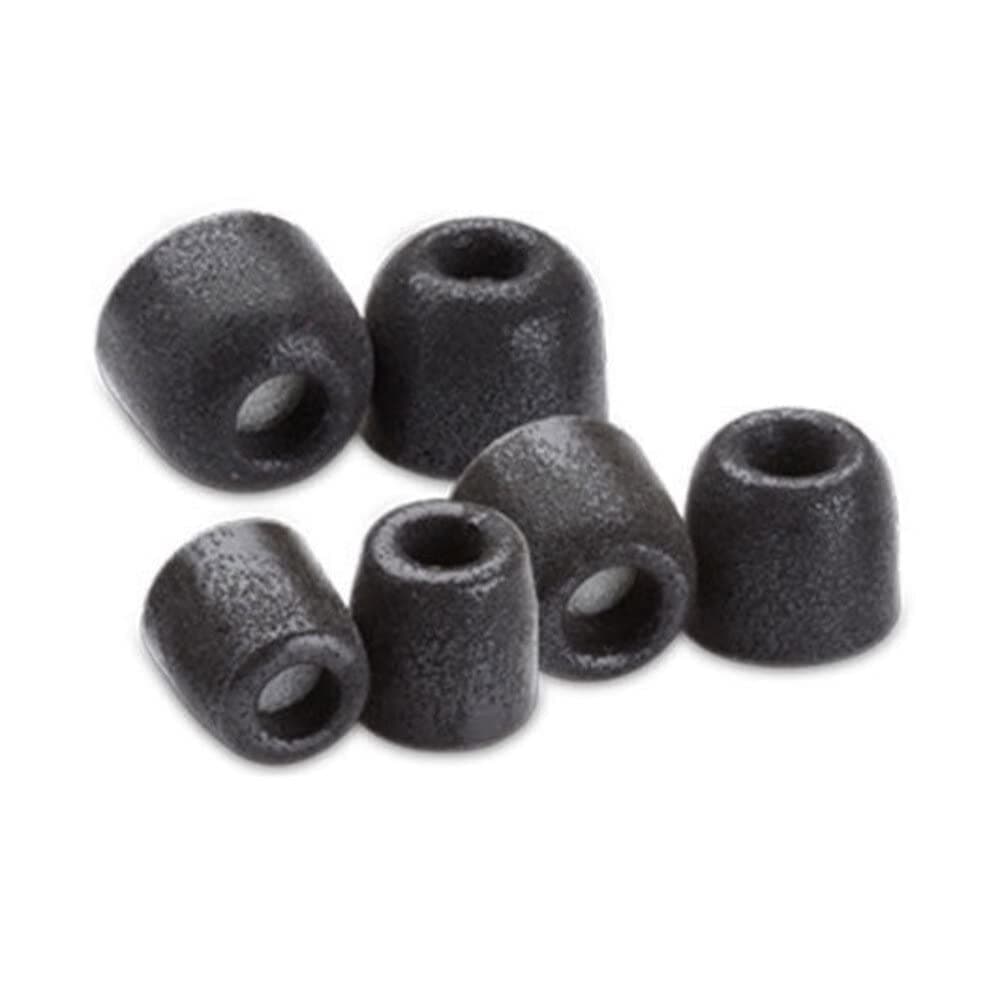 COMPLY Tx-400 Isolation Plus Black Earbud Tips - Assorted x3