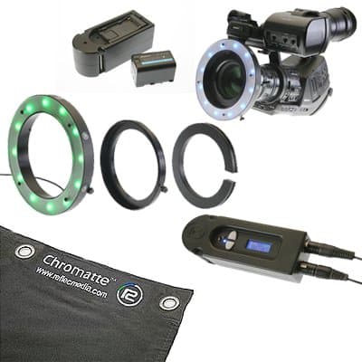 Reflecmedia RM1121DS 12'x7' Small Duo Litering Kit