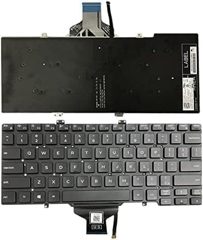 New Keyboard with Backlit Replacement for Dell Latitude 5400 5401 5411 3400 7400 7410 Laptop RN86F 0RN86F (NOT Fit for Latitude 7400 2-in-1)