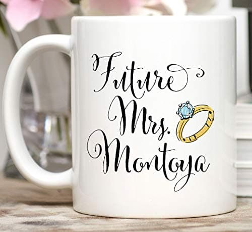 Personalized Future Mrs. Mug Engagement Mug Bridal Shower Gift