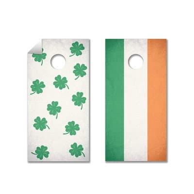 Cornhole Crew2 Piece Luck O the Irish Cornhole Board Decal Set