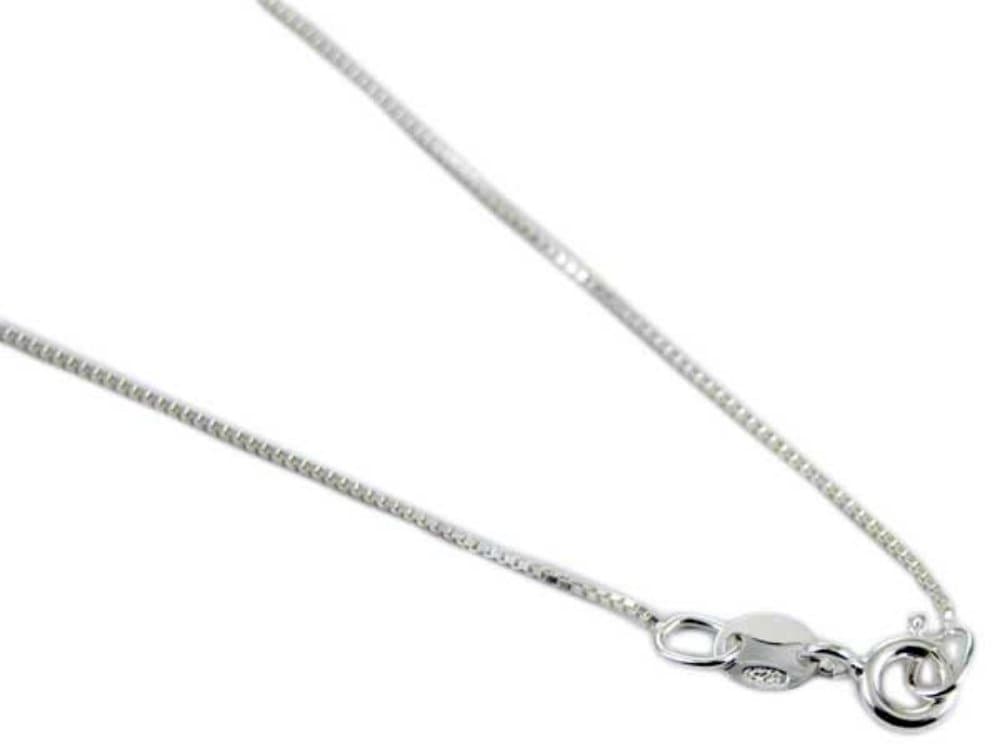Silver Chain 22 Inch (56cms) Fine (Thin) Box Necklace 925 Sterling WITH GIFT BOX