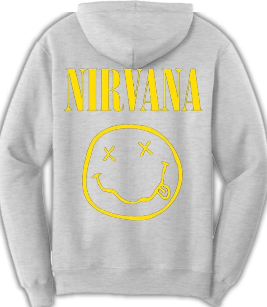 Ay Cabron™ Nirvana Crazy Face | Nirvana Rock Band In Utero | Rock Music Band Hoodie For Men