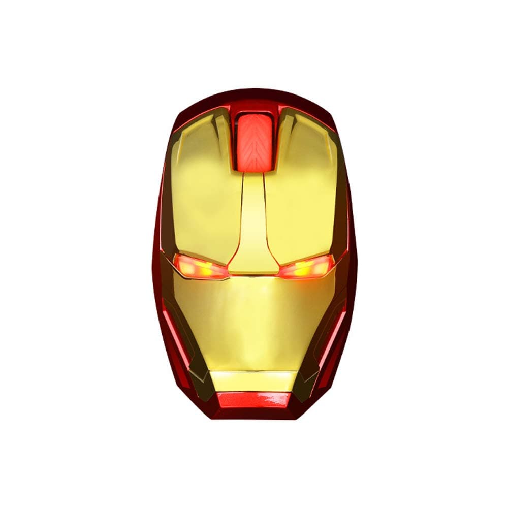 Endgame Iron Man Mouse Wireless Mouse Ergonomic 2.4 G Portable Mobile Computer Click Silent Mouse Optical Mice with USB Receiver Gaming Mouse