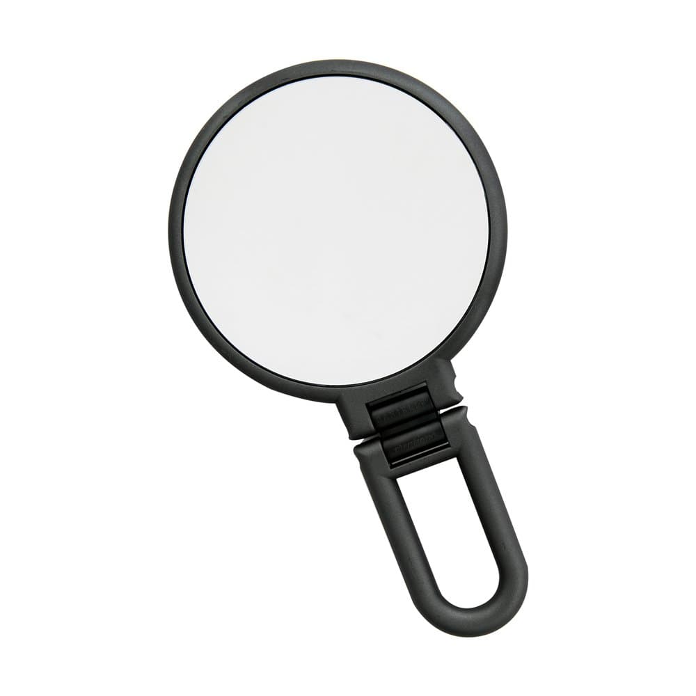 Danielle Creations Double-Sided Makeup Mirror, 1X / 10X Magnifying Mirror – 14cm Charcoal Grey…