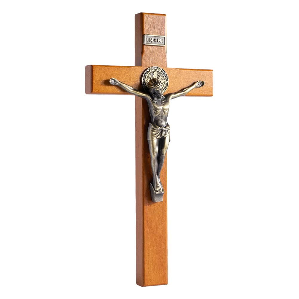 Oak Gold Wall Cross