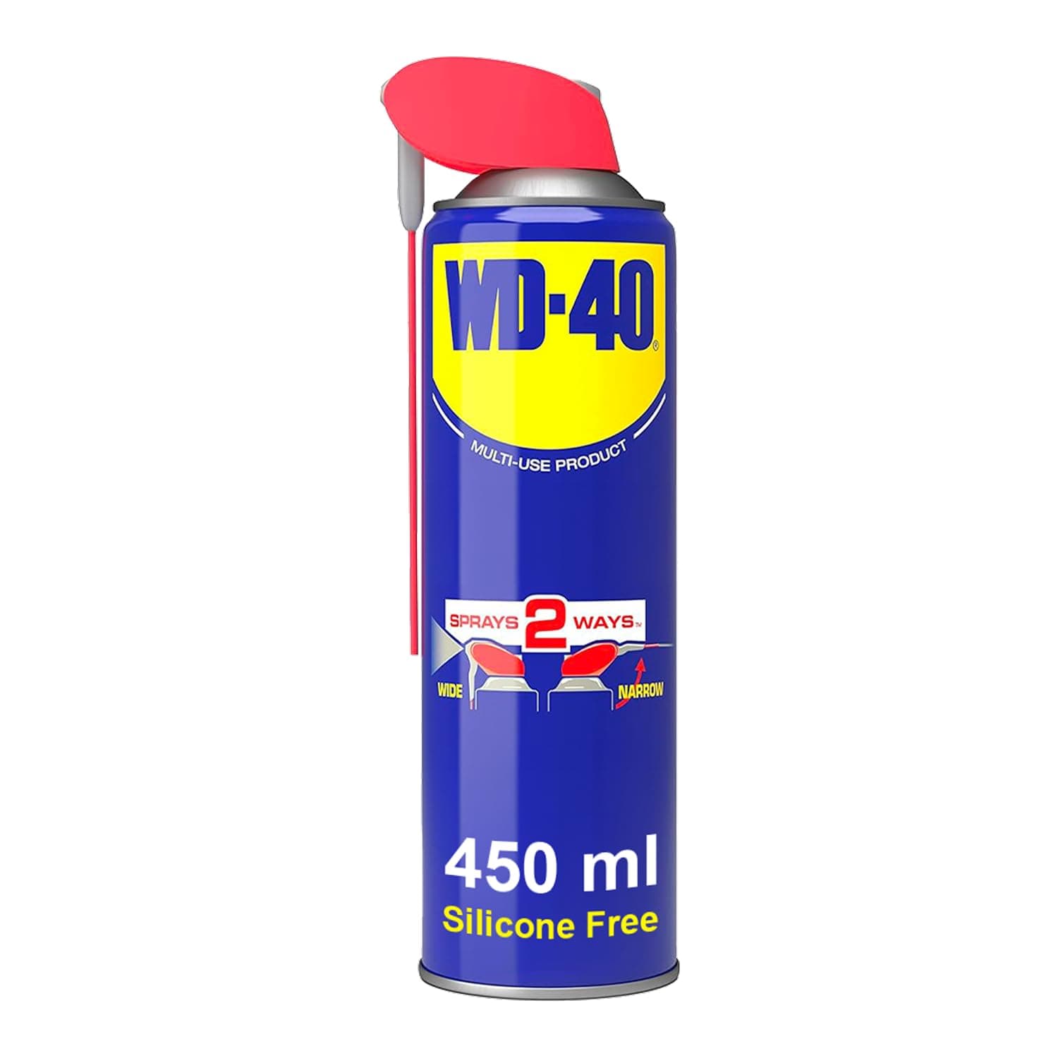 WD-40 Multi-Use Spray 450ml: Wide and Narrow Spray for Maintenance, Rust Prot...