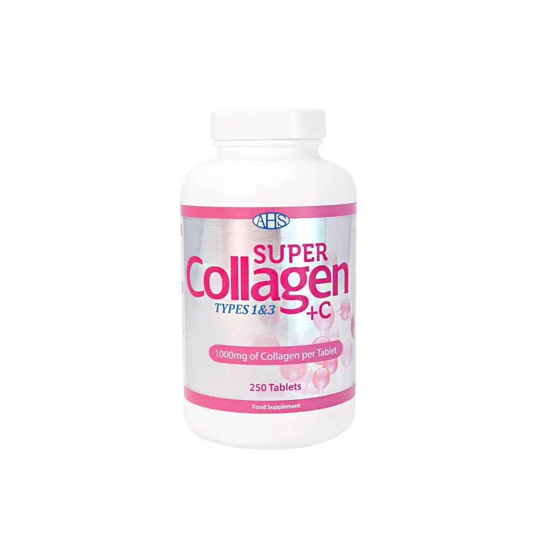 Super Collagen Plus C Tablets - Pack of 250 Tablets (Also 120 + 90 Counts) 3 Sizes! 6000MG PER Serving with Added Vitamin C - Healthy Skin, Nails & Hair