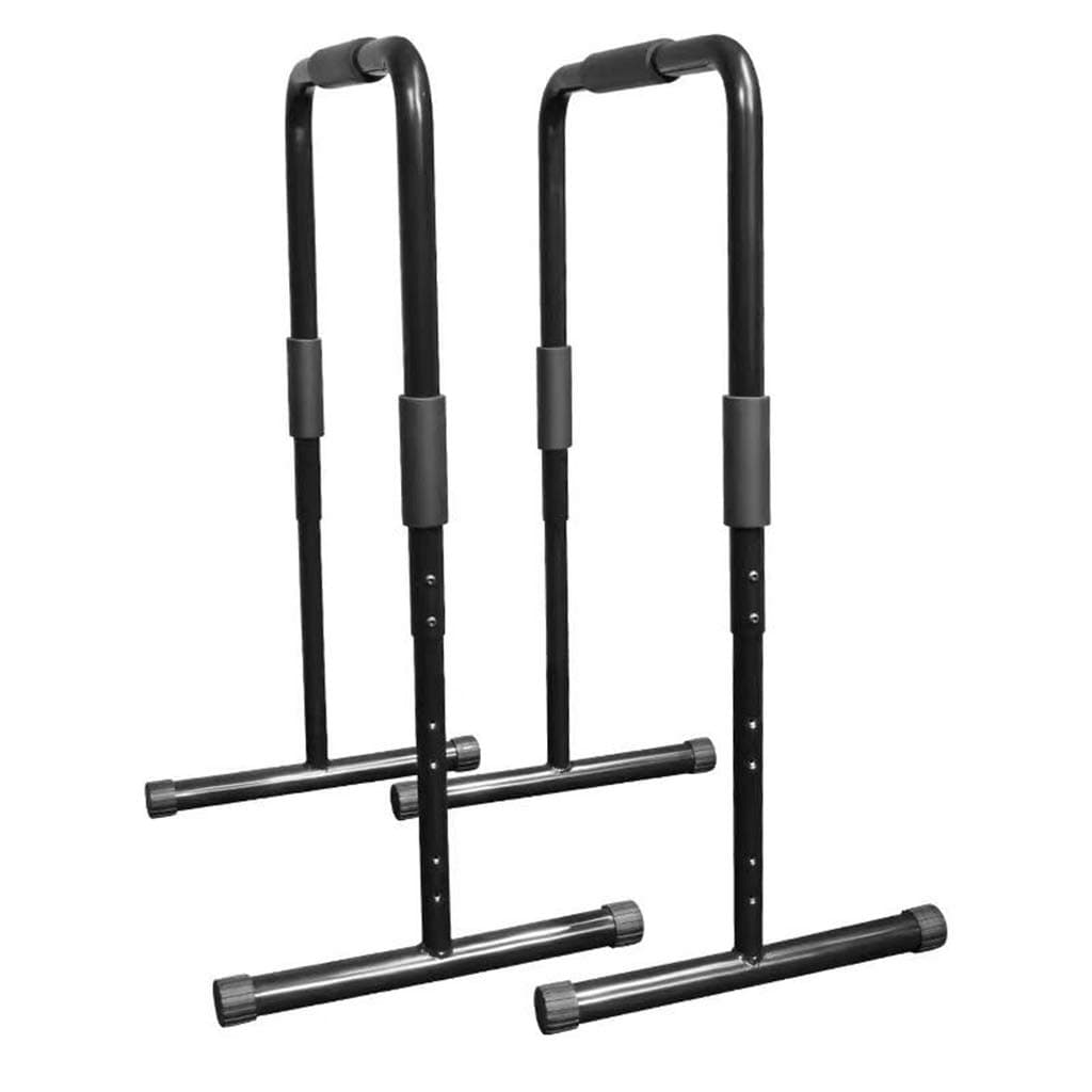 Dip Stand Dip Bar Station Strength Training Free Standing Adjustable Height Power Tower Stand Fitness Equipment for Home Gym 330 Weight Capacity 2 Sets