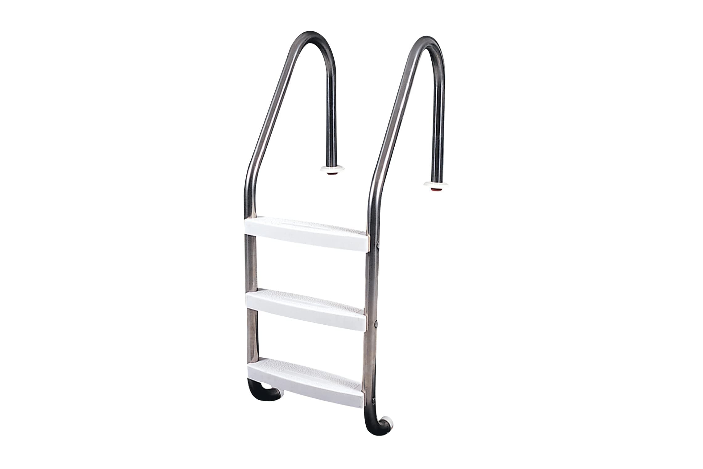 HYDROTOOLS Stainless Steel Pool Ladder – Heavy Duty Swimming Step Accessory, In-Ground, 63"