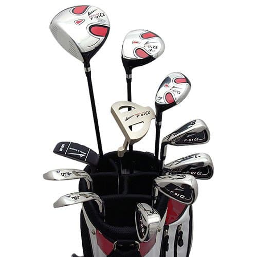 World Eagle F-01 Alfa Men's Complete Golf Set with Whitered Bag Left Flex-r 14-piece