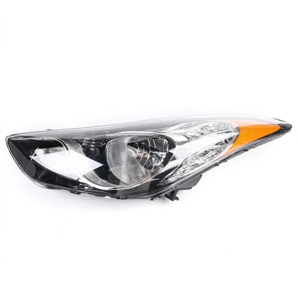 Headlight Set Assembly Fit for Hyundai Elantra 2011 2012 2013, Headlamp Replacement 92101-3Y000 HY2502161 Driver Side (Left)